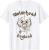 Motörhead – England Brun på Vit T-shirt