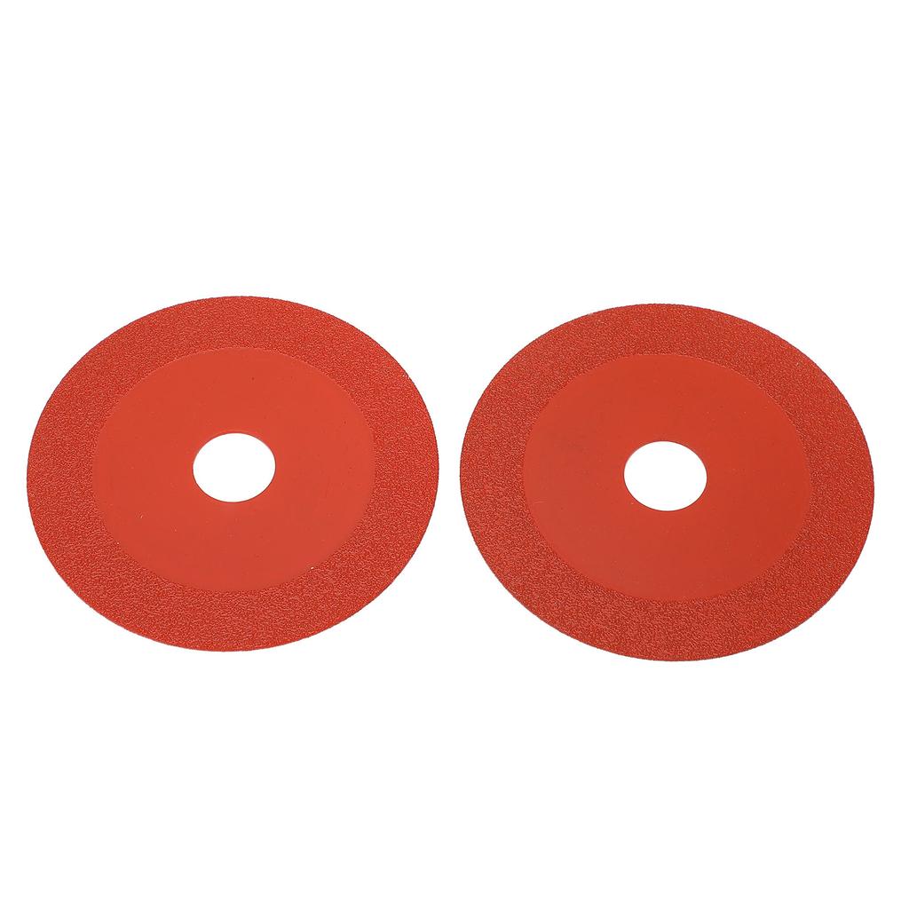 2Pcs Diamond Cutting Disc Angle Grinder Rotary Tool Saw Blade Wheel for Ceramic Tile Glass Red