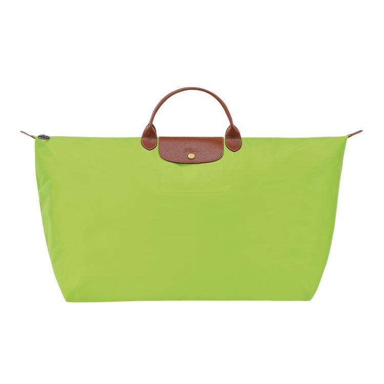 New LONGCHAMP Le Pliage Canvas With Leather Trim Travel Bag Handbag Extra Large Men's Green 1625089355