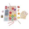 Wooden Play Food Set Kids Early Education Fruit Skewers Toys Pretend Accessories