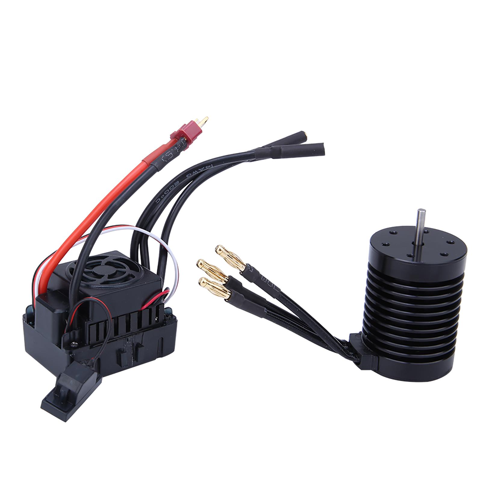 

Surpass F540 4mm Gold Banana Plug Brushless Motor 60A Waterproof Brushless ESC Set(4370KV )