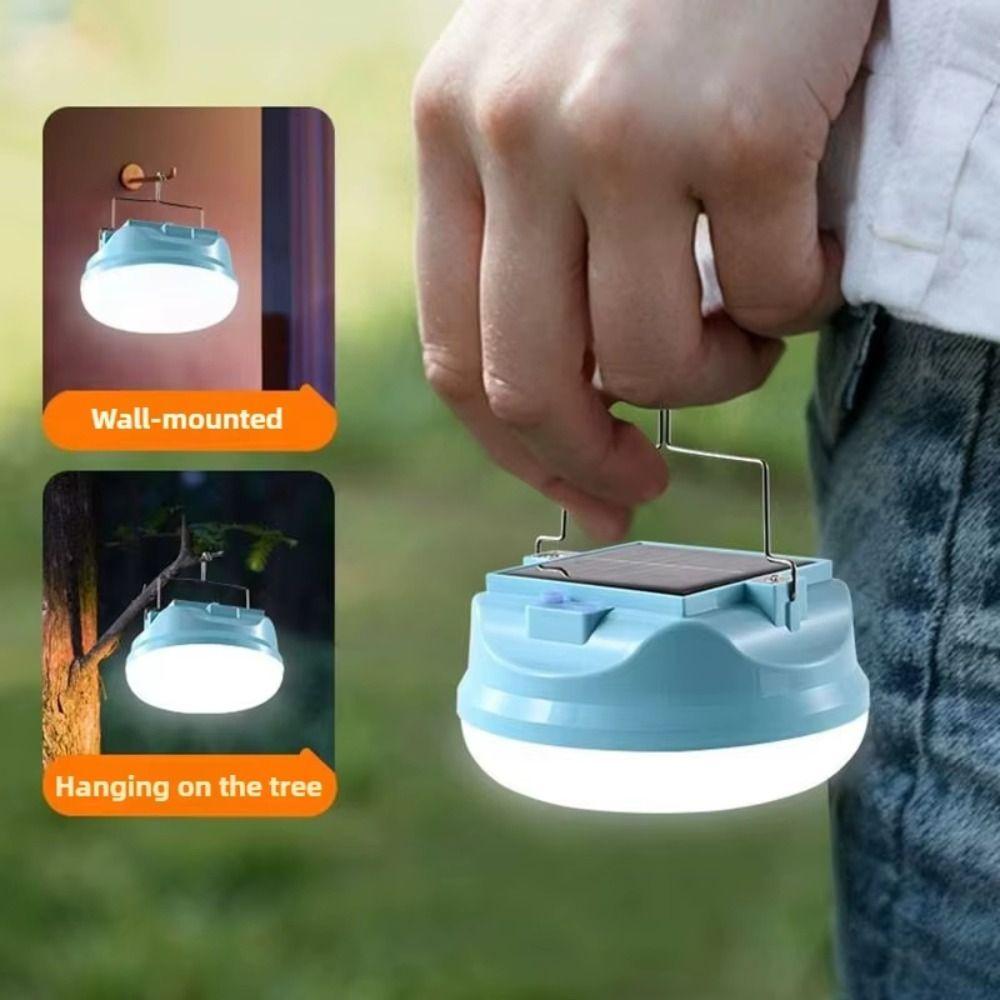 3 Lighting Modes Solar Powered LED Camping Light Waterproof Solar Bread Light  Camping