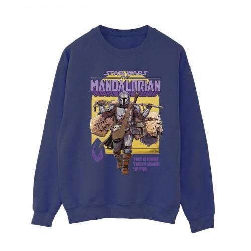 STAR WARS Womens/Ladies The Mandalorian More Than I Signed Up For Sweatshirt