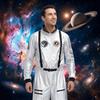Dress Up Astronaut Costume Halloween Spaceman Jumpsuit Cosplay Outfit  Carnival Theme Party