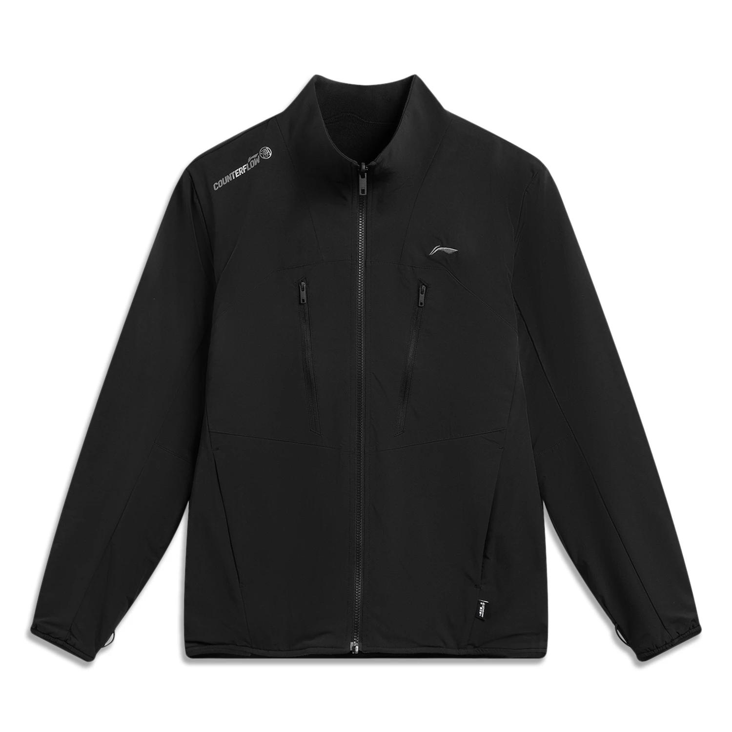 LiNing Outdoor Серия CF Воротник-стойка Молния Буквы Удобная Повседневная Куртка Мужские куртки AWDV827-4 XL