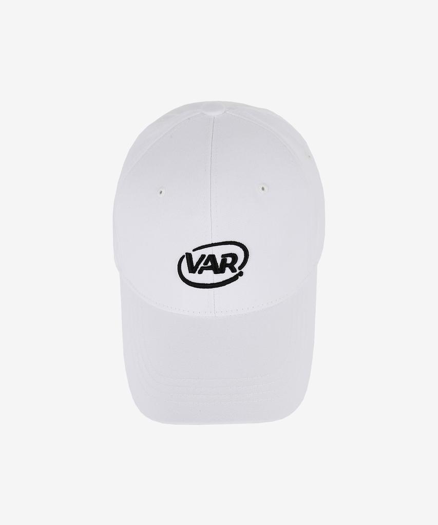 Bajal 3D Circle Logo Oversized Ball Cap White