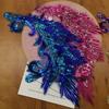 Embroidery Patches Sewing Accessories Feather Sequined Lace Craft Phoenix Tail DIY Sequins Patches