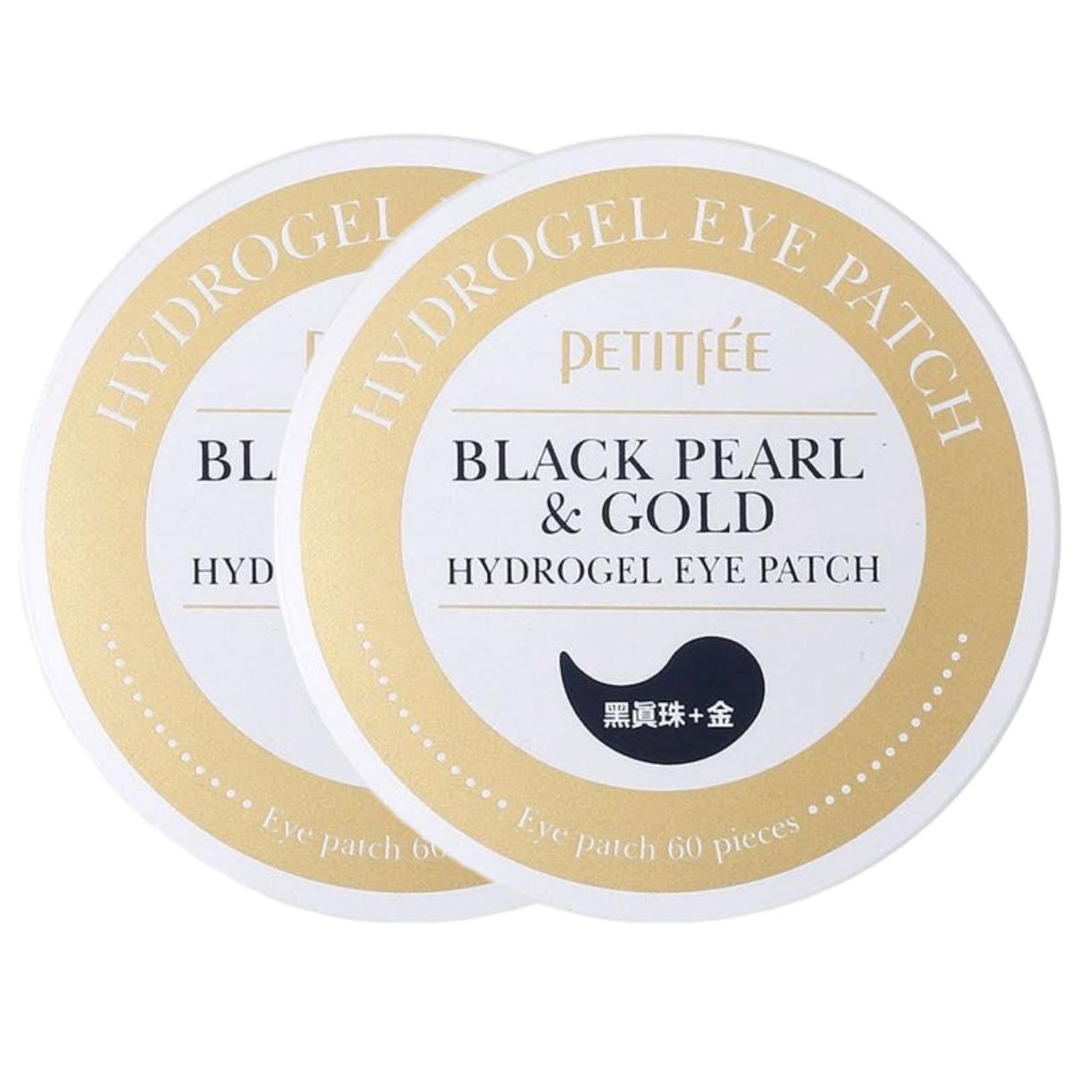 

Petitfee Black Pearl & Gold Hydrogel Eye Patch Set Hydrating & Brightening 84g x 2 Pack