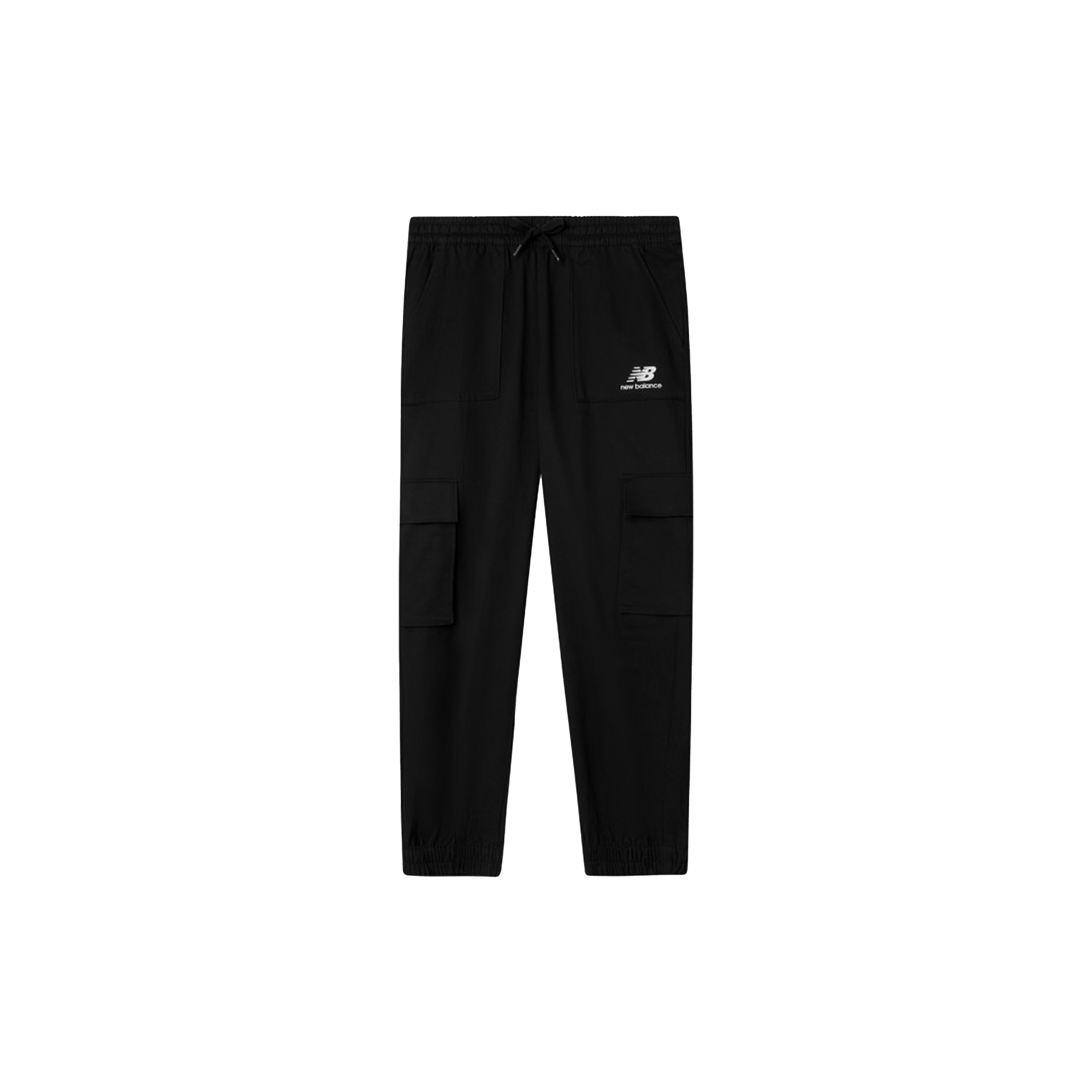 

Мужские брюки-джоггеры с несколькими карманами и завязками New Balance, черные AMP03343-BK