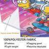 The Simpsons Wall Tapestry Aesthetic Wall Hanging Printed Fabric Blanket Decorative Tapestries for Bedroom Living Room Home Decor