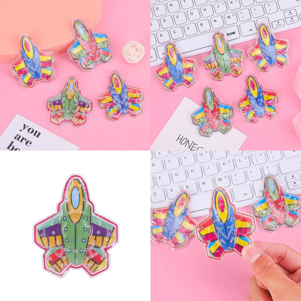 Marble Plastic Childrens Bead Maze Toy With Aircraft Shape For Educational Fun