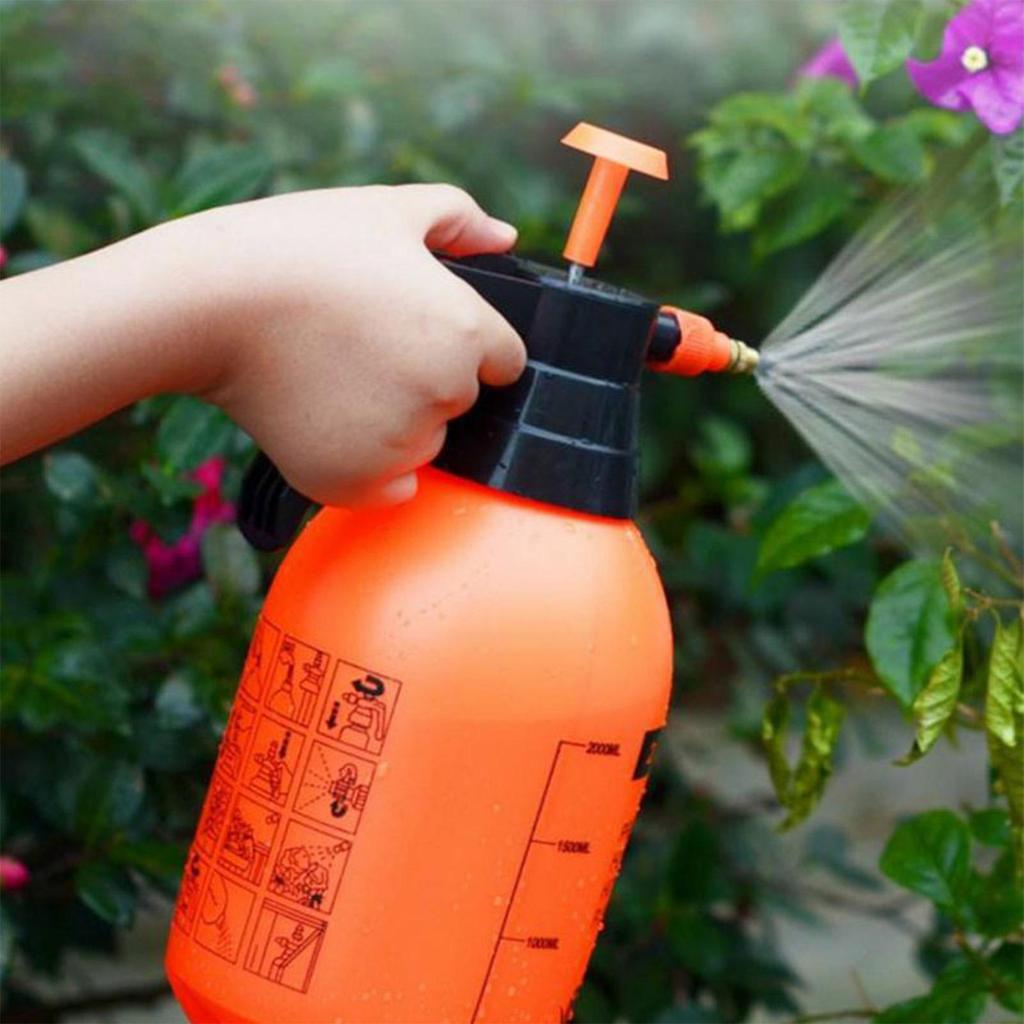 Water Sprayer 2/3L Hand Pressure Water Sprayer Adjustable Portable Garden Sprayer Bottle Plants Sprinkler Car Wash Spray