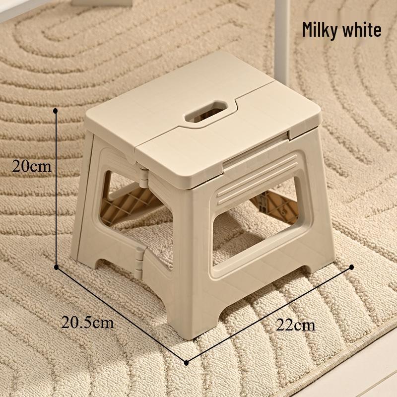 Adjustable Telescopic Folding Portable Plastic Stool for Outdoor Travel, Fishing, and Household Use