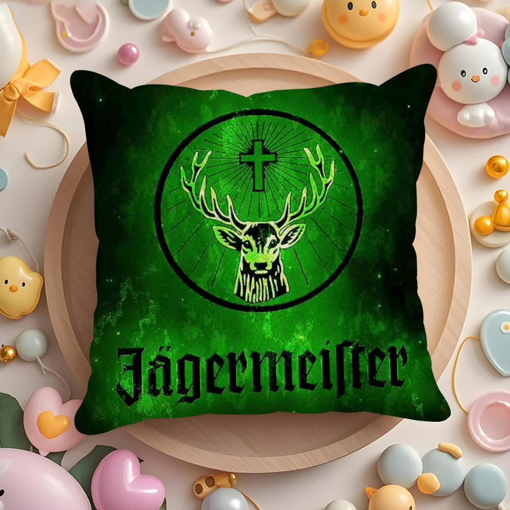 J-Jager-M-Meisters-S Cushion Cover Short Plush Double-Sided Printing Home Machine Washable In Warm Winter Pillow Case