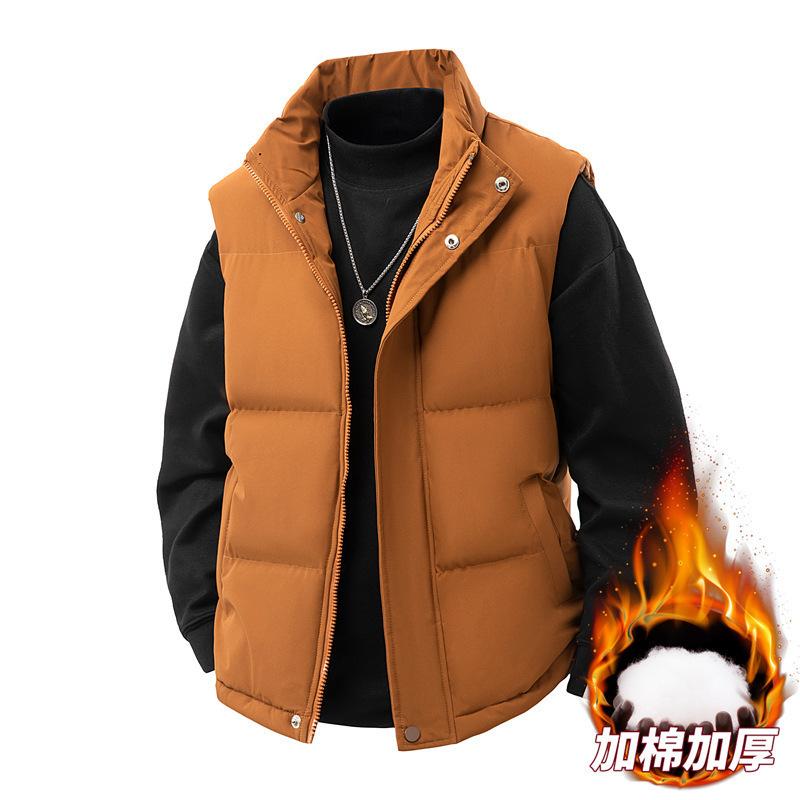 New autumn and winter vest men's vest thermal vest youth sleeveless sports jacket men's vest