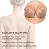 Women Solid Lightweight Backless and Strapless Adhesive Bra