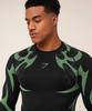 GYMSHARK Heren Storm Naadloos Lange Mouwen Sneldrogend Compressie Shirt voor Sport & Fitness
