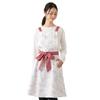 Afternoon Tea Living HY54 Line Flower Apron, White