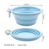 Collapsible Silicone Pet Food & Water Bowl for Cats and Dogs - Portable and Foldable for Outdoor Use