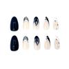 French Fake Nials Long Almond Press on Nails Maniküre Falsche Nägel DIY