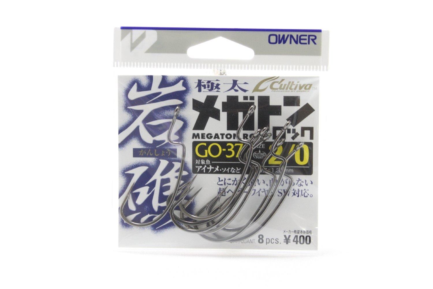OWNER Single Hook GO-37 Reef Megaton Rock Hook 2/0 Issue #2/0