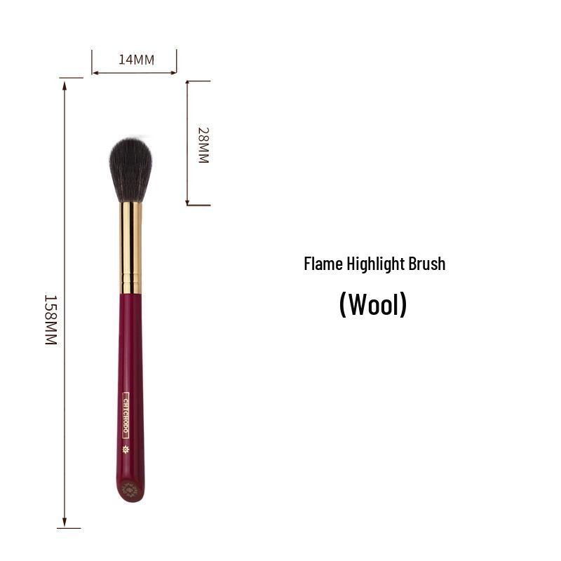 

Серия «Китайский красный»: Набор кистей для макияжа из натурального ворса