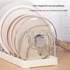 Adjustable Plate and Tableware Holder Multi Functional Storage Rack for Compact Kitchens