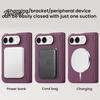 Anti Fingerprint Hard PC Case Magnetic Folding Phone for IPhoneDuo, Hands Free Viewing with 360 Degree Non Slip Matte Finish Rotating Ring Stand,