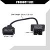 6pinový adaptérový kabel OBD1 na OBD2 pro Chrysler Jeep Dodge Diagnostický opravný nástroj