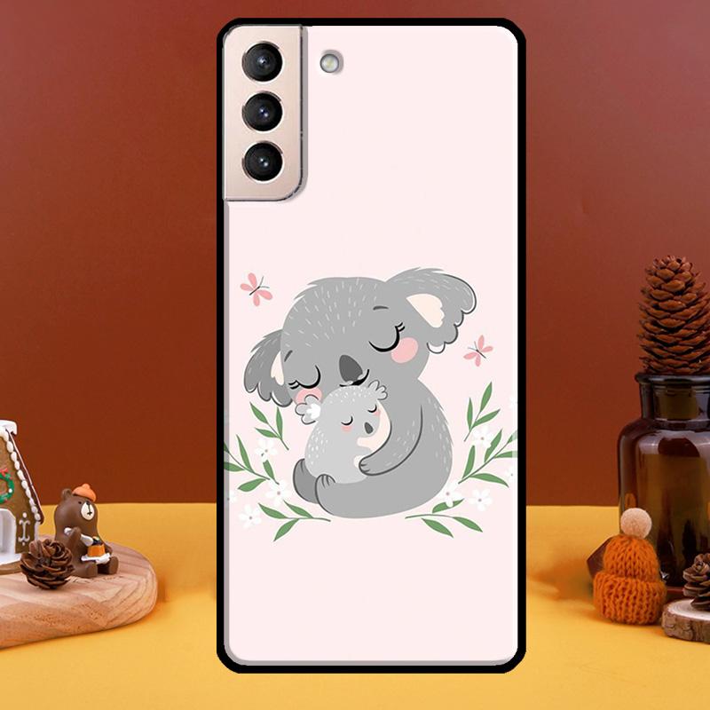 Cute cartoon watercolor animal koala Phone Case For Samsung Galaxy S21 S22 Ultra Note 20 S8 S9 S10 Note 10 Plus S20 FE Fundas