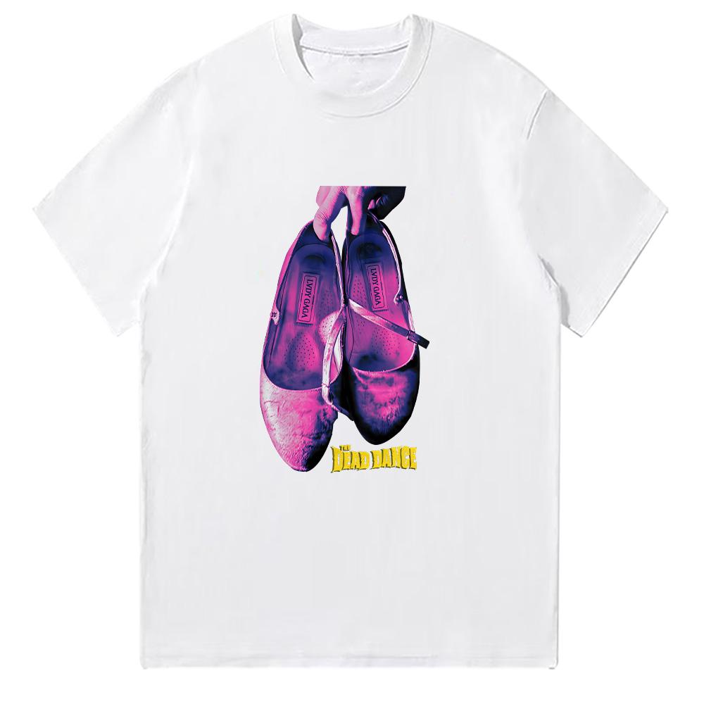 Lady Gaga The Dead Dance Tour 2025 T Shirts Fashion Perfect Women High Quality T-shirt Loose Cotton Casual Tee Unisex