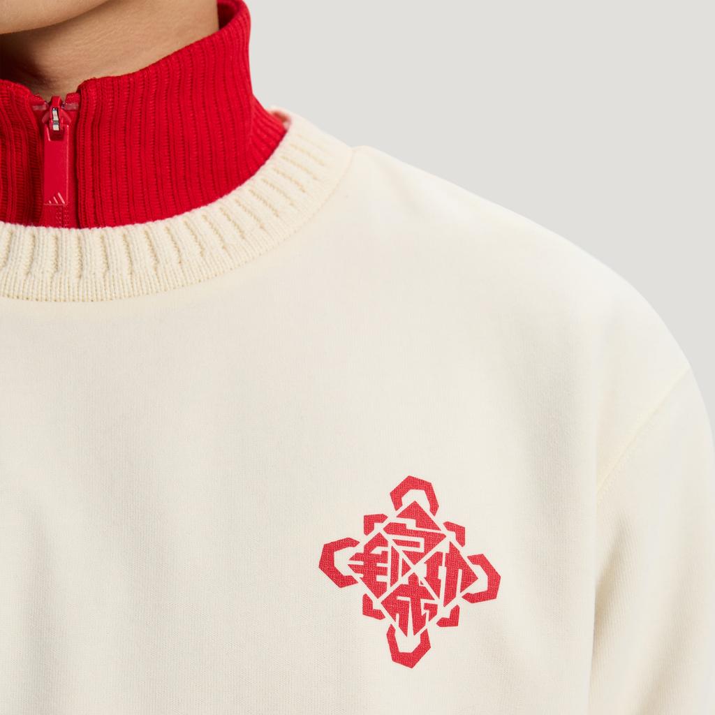 Adidas Originals Cny New Year Loose Fit Round Neck Short Sleeve T