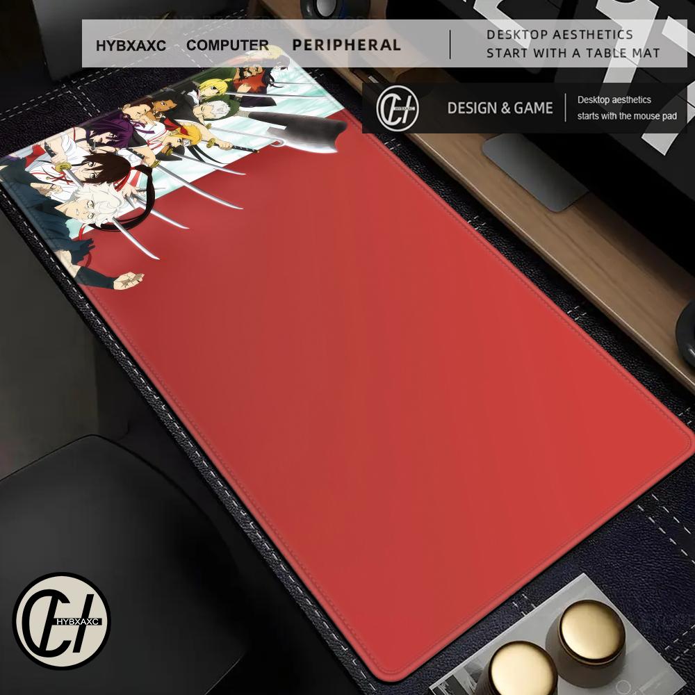 Anime Hells Paradise Jigokuraku Gabimaru Mouse Pad Cute HD Desk Pad Extended Gaming Keyboard Mats Large 90x40cm XXL Gamer