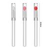 10PCS Transparent Silicone Nail Art Brush Reusable Soft Silicone Applicator Sticks Portable Universal Nail Glitter Applicator