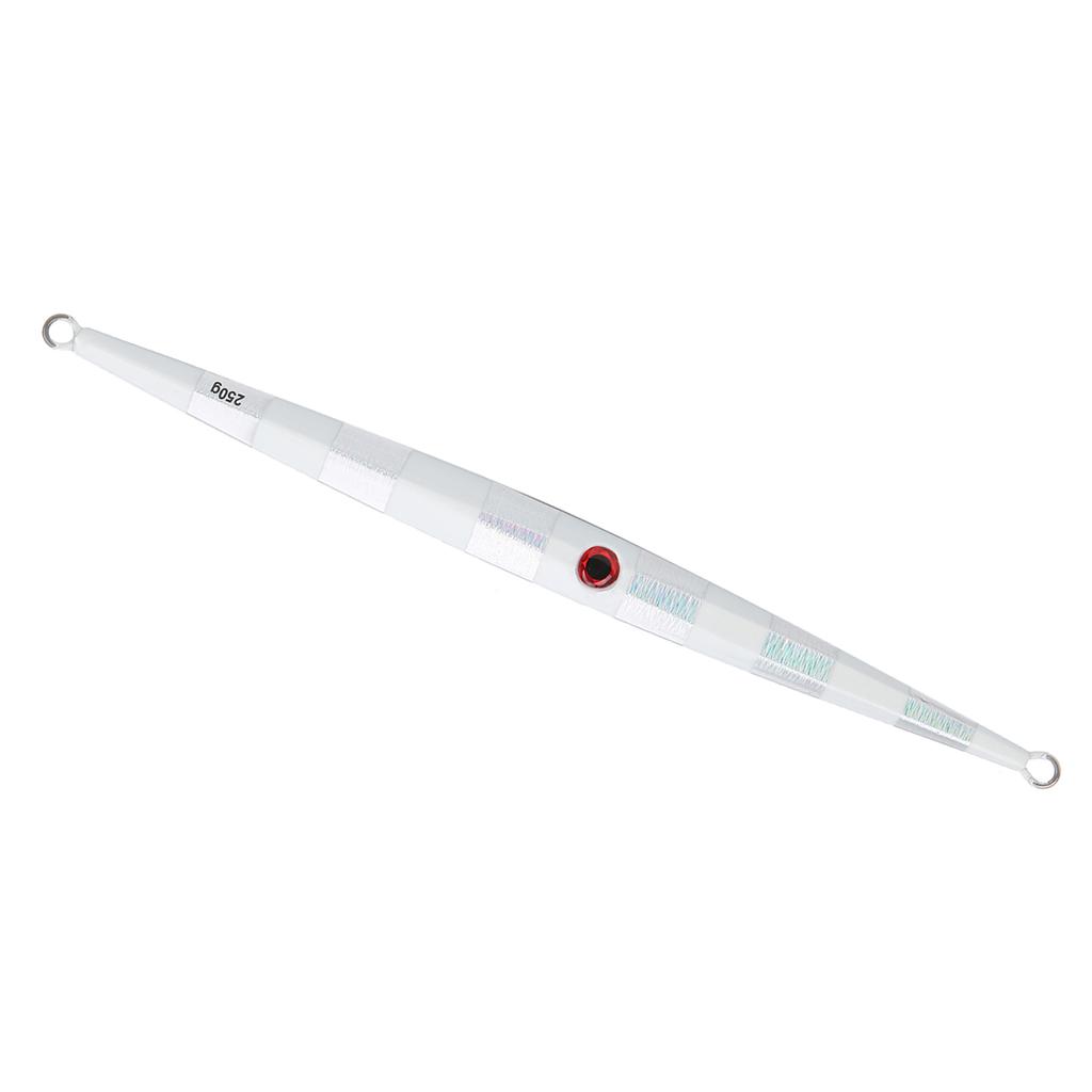 Metal Artificial Cast Jig Slow Rock Strip Quick Sink Boat Fishing Lure Bait Accessorywhite gray