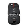 4-Button Silicone Honeycomb Key Cover for Jeep Renegade/Compass