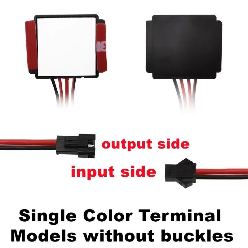 6 Styles Mirror Dimming Touch Switch Bathroom Mirror DC12V 24V Makeup LED Monochrome Electrodeless Dimming Mirror Switch Adjusta