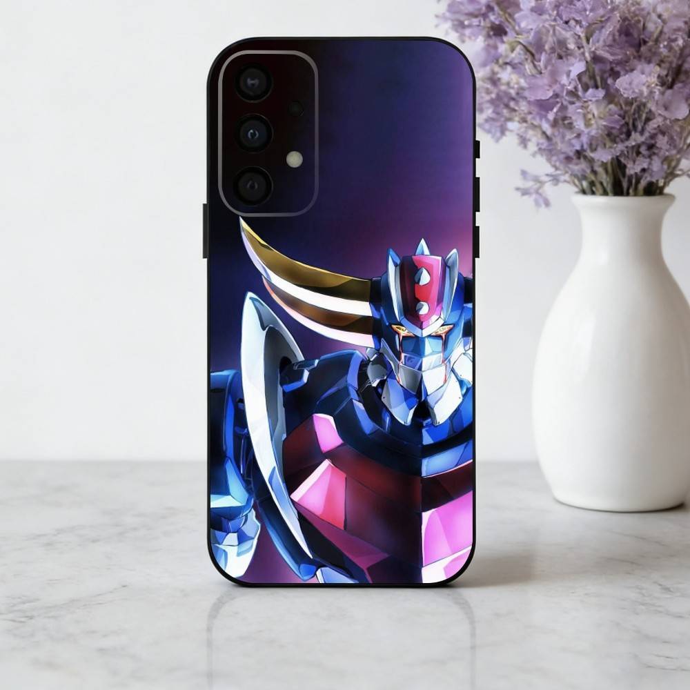 

Animation UFO R-Robot-T G-Goldorak-K Phone Case For Samsung Galaxy A73,A72,A71,A70,A53,A52,A51,Soft Silicone Black Cover Samsung a32 4g