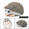 Oenux Simulation Wild Jungle Forest Animals Hedgehog Model Action Figures Cake Topper Party Favor Cute Education Kid Toy Gift