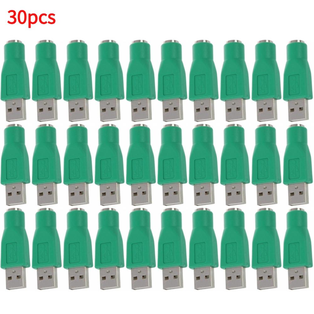 USB Male Port to PS/2 Female Converter Adapter for PC Computer Keyboard Mouse to USB 1.1 2.0 Min Computer Converter Accessories