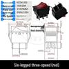 KCD4 High Current Rocker Switch, 4-Pin/6-Pin, 2-Position, 16A 250V, Size 25x31mm