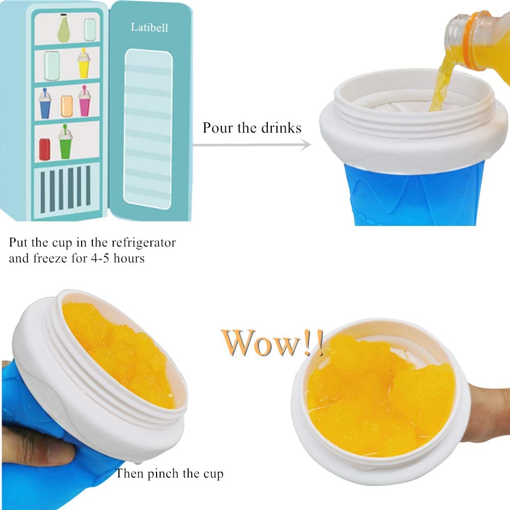 Buy 350ML Squeeze Slush Quick Cooling Cup Quickfrozen Smoothies