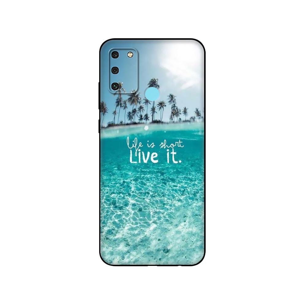 Black tpu Case For Huawei Honor 8a 8s Prime 9 Lite honor 9A 9C 9X Premium 9x Pro 9S Summer Travel Pack your Bags Lets Go Clear
