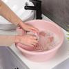 Thickened Washboard Laundry Basin Plastic Laundry Tub  Hand Washing Clothes