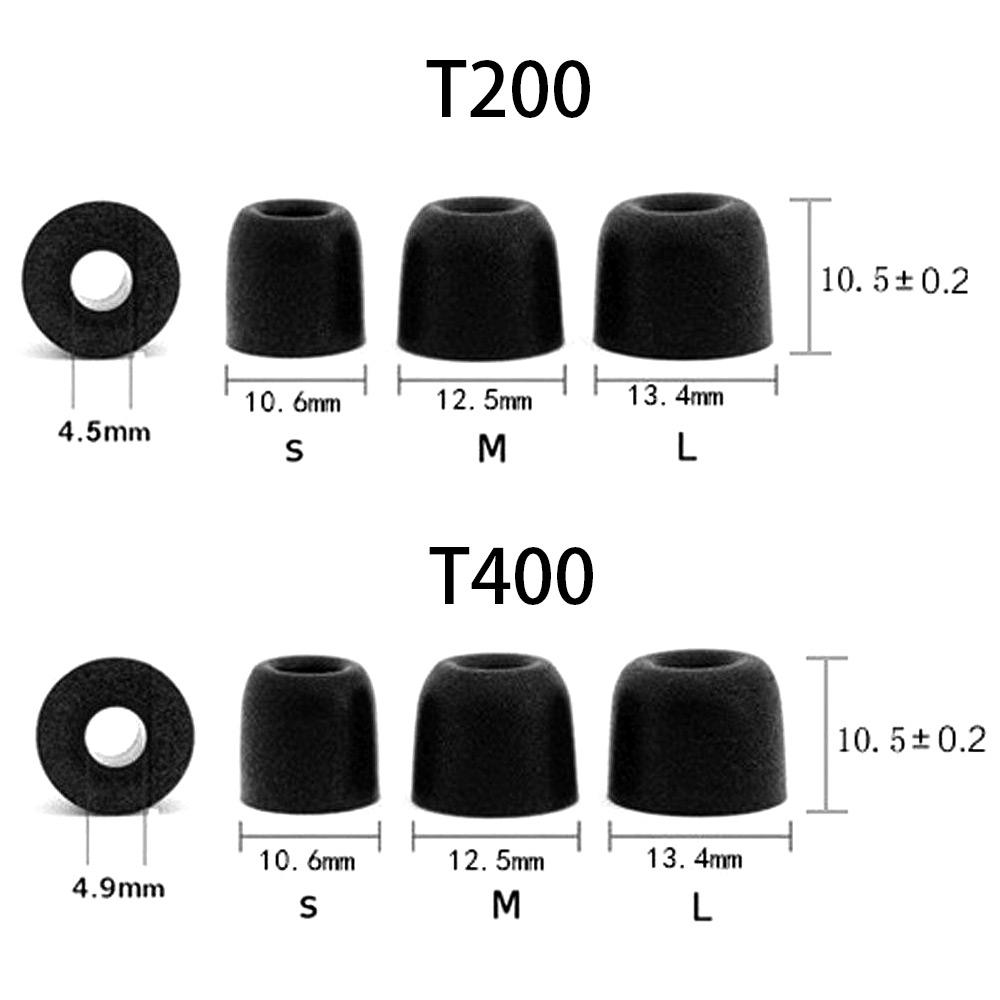 Consumer Electronics C Sets Soft Replacement Eartips Memory Foam T100 T200 T300 T400 Earbuds