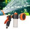 Rear Trigger Garden Hose Nozzle 8 Modes Garden Watering Sprayer Foam Sprayer Family Car Wash