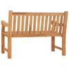 VidaXL Garden Bench 114 Cm Solid Teak Wood