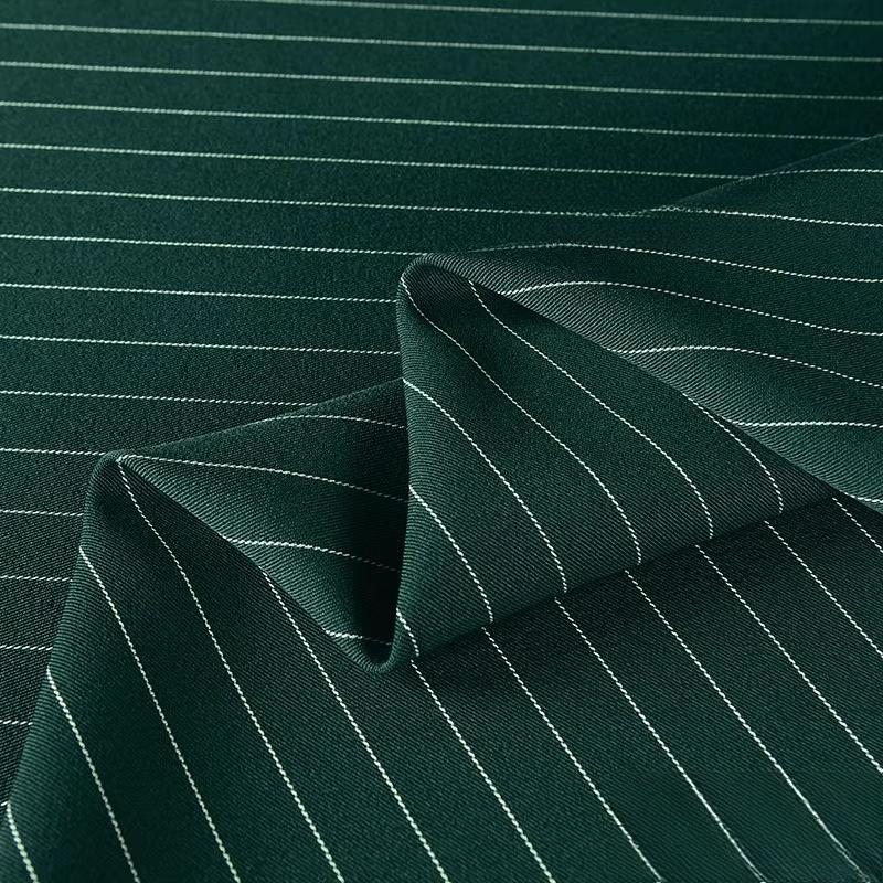 100/300/500cm Vertical Stripe Fabric Wrinkle Resistant Drapable Professional Suits Pant Dresses Office Apparel Textile Fabric