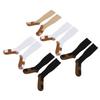 5 Pair High Compression Socks Breathable Moisture Absorption Stress Relief Pressure Socks for Running Outdoor Sports