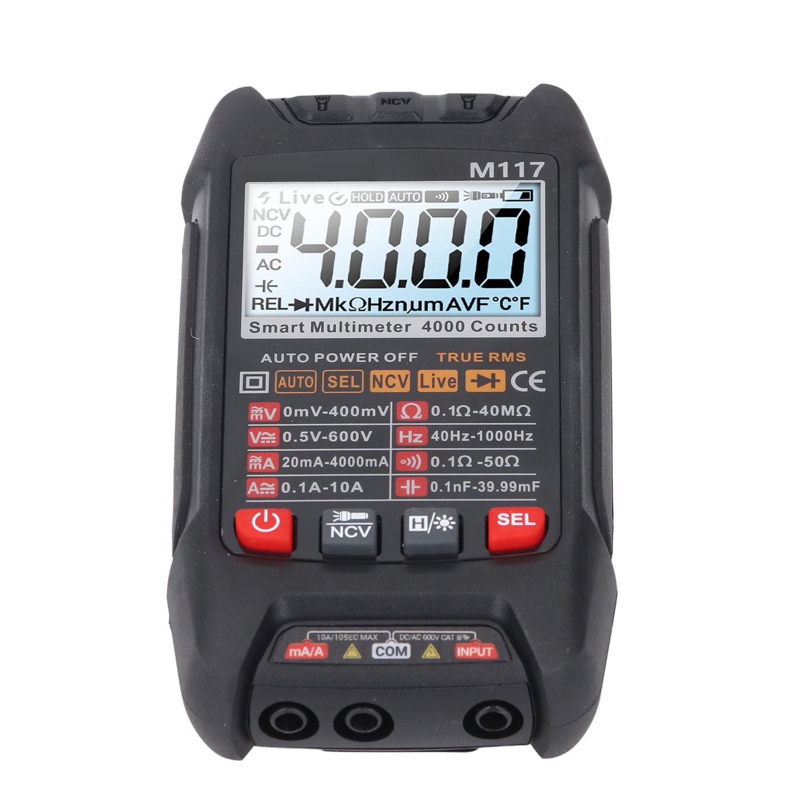 

Digital Multimeter High Accuracy Multifunctional Automatic Digital Display Voltage Current Resistor Capacitor Tester